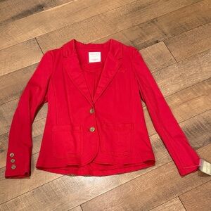 Sonoma Bright Red Blazer